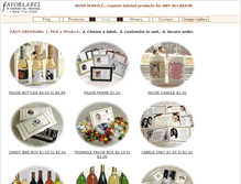 Tablet Screenshot of favorlabel.com
